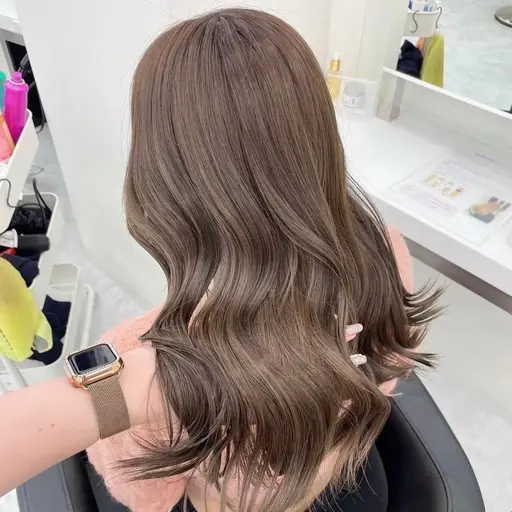 🪽人気No.1🪽ブリーチなしダブルカラー＋髪質改善トリートメント＋コテ巻き仕上げ🫧