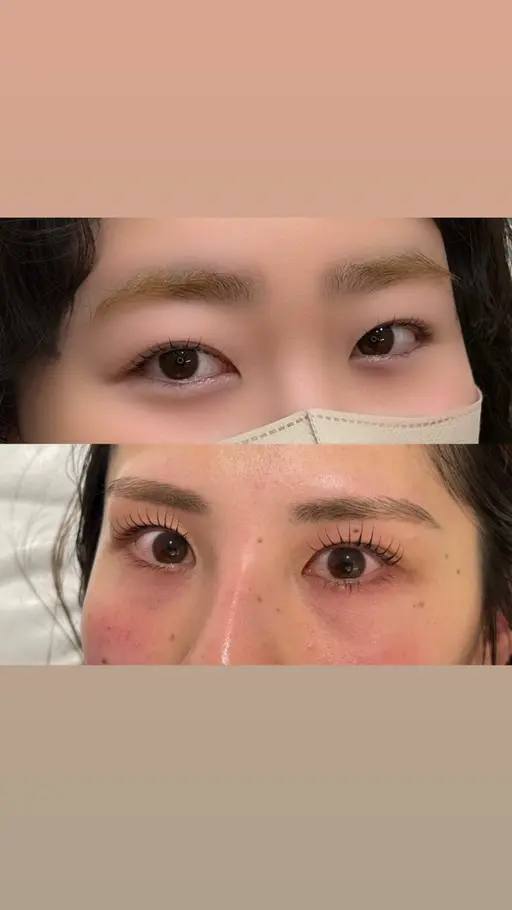まつ毛パーマ＋美眉アイブロウスタイリングwax💓