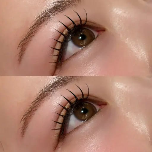 &healthyフラットラッシュ120本(マツエク×パーマ)