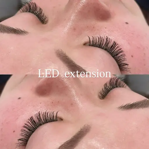 大人気【LEDシングルエクステ100本🪽】