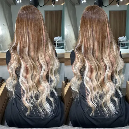 コテ巻き仕上げ