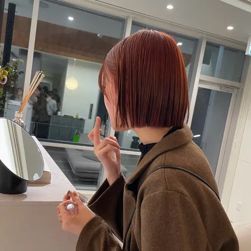 【初カラーもお任せください】透明感カラー+色持ちトリートメント⭐️透明感カラー、暖色カラー、韓国ヘアお任せください