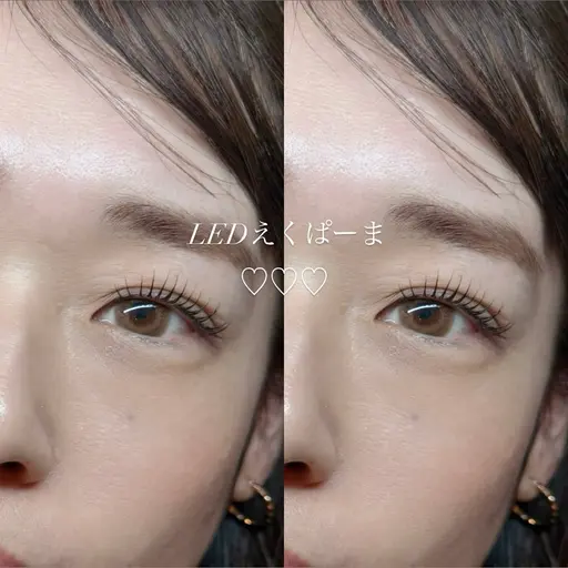 LEDえくぱーま60​〜​80本迄⚠️他店オフ代別途¥500、追加エクステ本数20本毎に+¥500