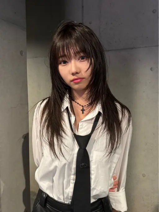 【🦎似合わせカット】＋【シングルカラー】 ＋【3stepトリートメント】#韓国レイヤー#ウルフ#韓国ヘア#艶髪