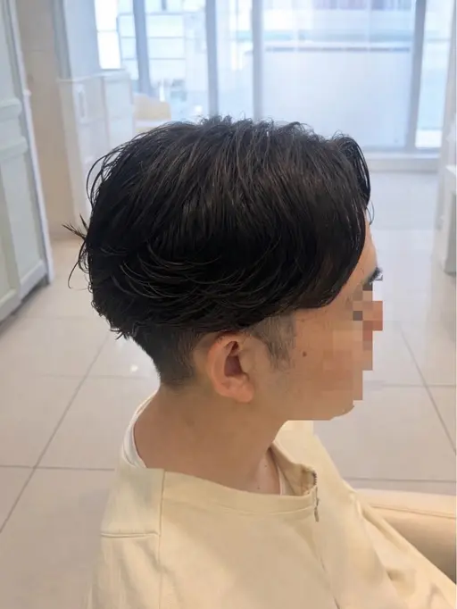 【朝ラク垢抜け✨️】★メンズカット＋ニュアンスパーマ＋ケア剤¥13,000→¥7,700