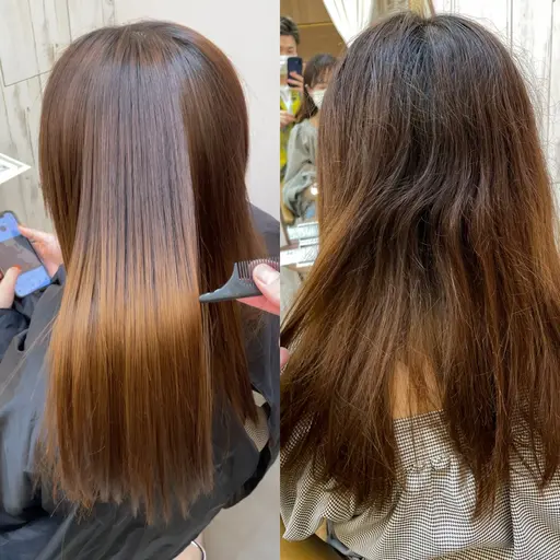 3月さらに値引き人気No.1🔥1日2名限定🔥髪質改善縮毛矯正+似合わせカット+超音波アイロン+うる艶トリートメント