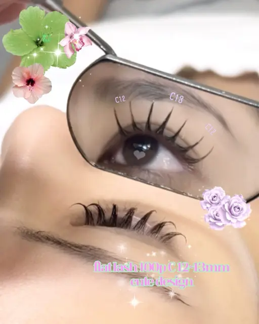 U25限定 フラットラッシュ120本✧︎*。⚠オフあり注意事項お読みになってからご予約ください