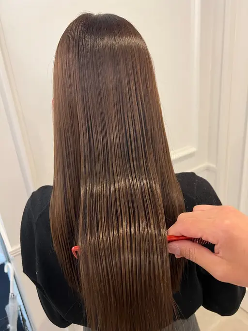 カット＋艶カラー＋オージュア4ステップトリートメント