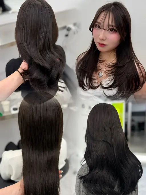 【🤍U-24限定🤍】🎀カット＋透明感ワンカラー＋オリジナルトリートメント＋コテ巻き仕上げ🎀🤍