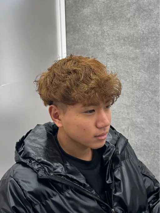 『🔥メンズ限定🔥』カット+パーマ(ニュアンス/フェザー/シャドウ)