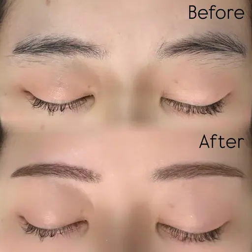 アイブロウスタイリング【ワックス脱毛➕間引き➕メイク仕上げ】