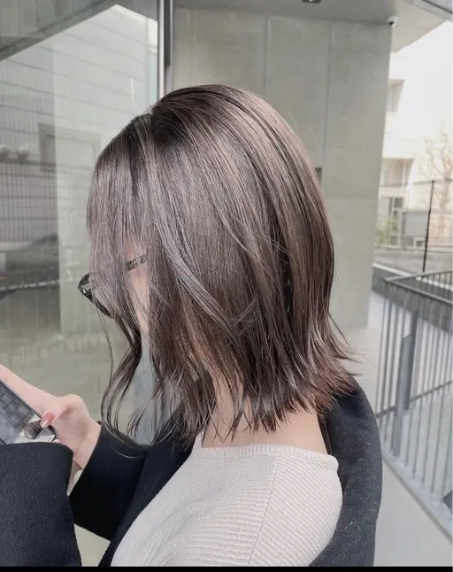 12月限定　カット + 透明感カラー + 質感調整トリートメント　※別途ロング料金¥550​〜​¥1650