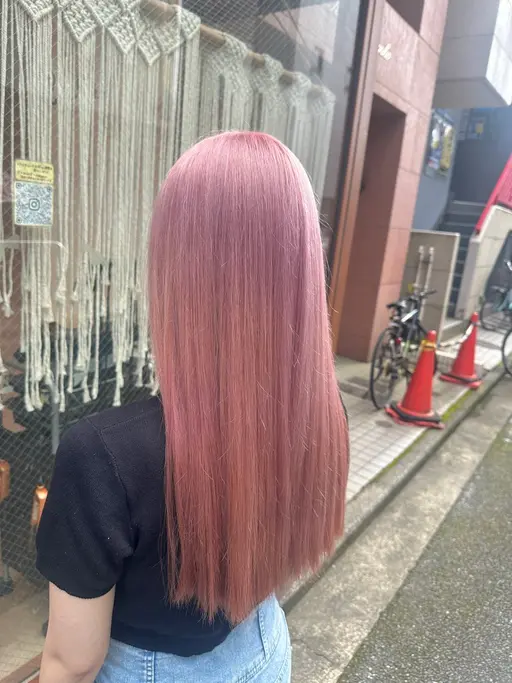 🩵ྀིブリーチありダブルカラー×ツヤ感トリートメント🩵ྀི