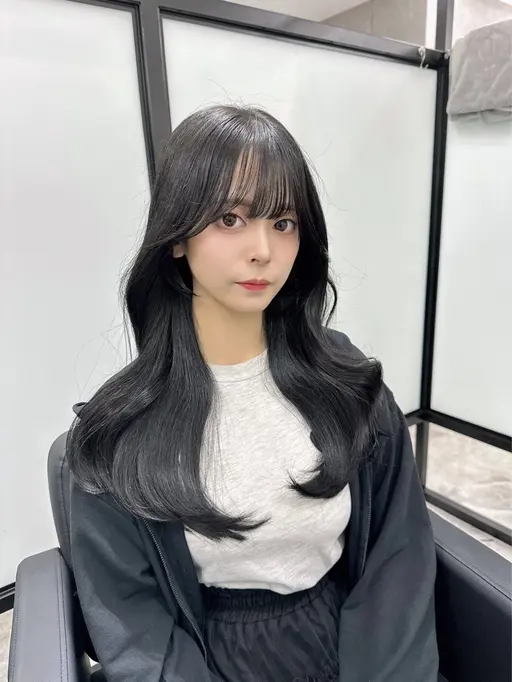 韓国レイヤーカット+透明感カラー+1stepトリートメント