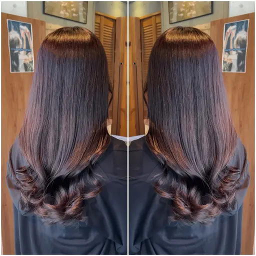 カラー + トリートメント🌈  暖色、寒色カラーから黒染めまで💫