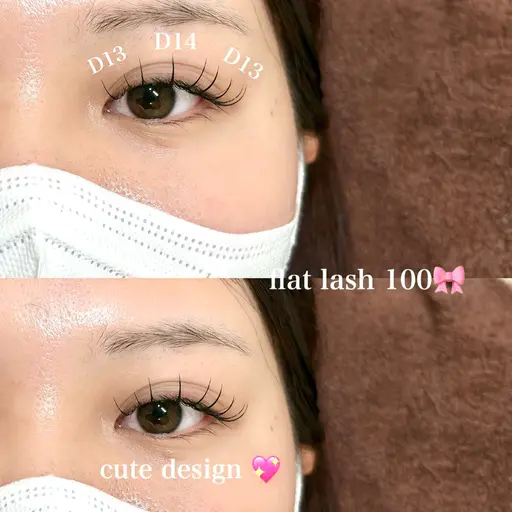 《LEDエクステ💎》フラットマットラッシュ120本 オフ無料