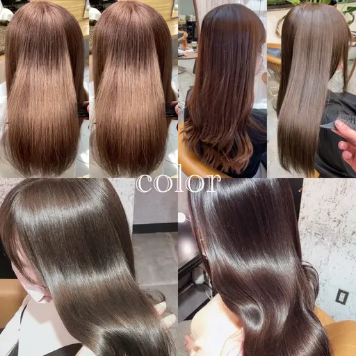 3月🈹🤍先着2名限定🤍カット+アディクシー×髪質改善アンジーカラー＋髪質改善7ステップTR＋5分スパ