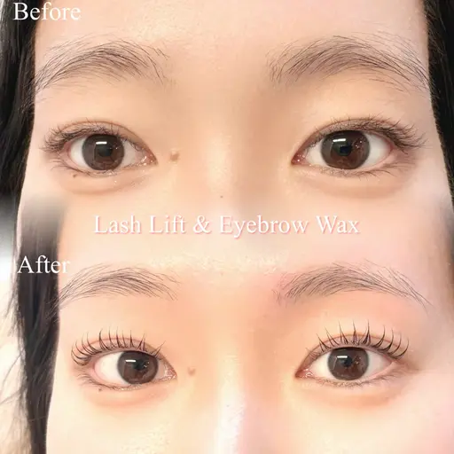 《期間限定🌟撮影モデル》トータル垢抜け🎀🍯ラッシュリフト&眉毛Wax🍯🎀【平日16時まで限定】