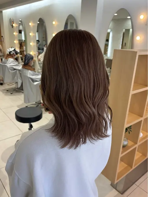 【透明感カラー🤎】カット+イルミナカラー+ケアTR