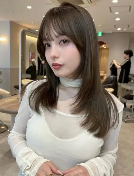 👑2月限定👑韓国レイヤーカット🇰🇷+コラーゲンカラー✨+超音波トリートメント¥9900