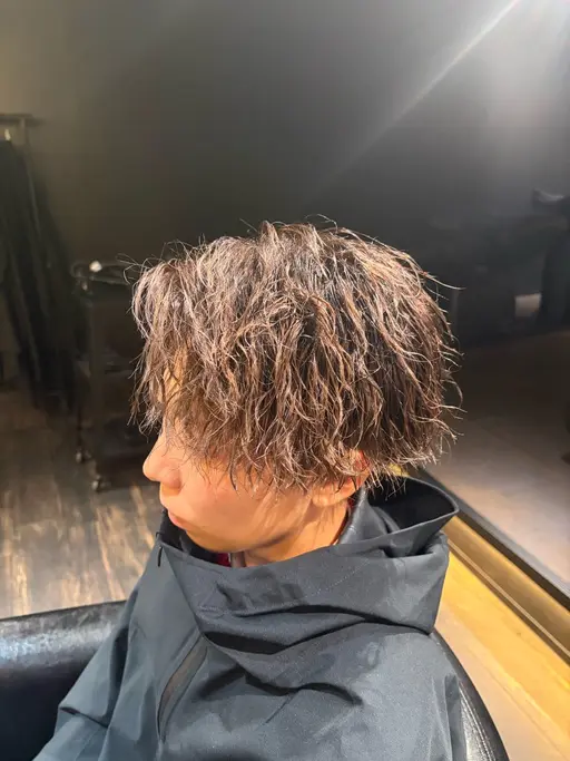 【ボーイッシュ必見】パーマ＋Qトリートメント＋ヘアセット