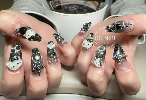 【初回ソフトジェルオフ無料】ベース色ワンカラーorグラデーション➕パーツつけ放題