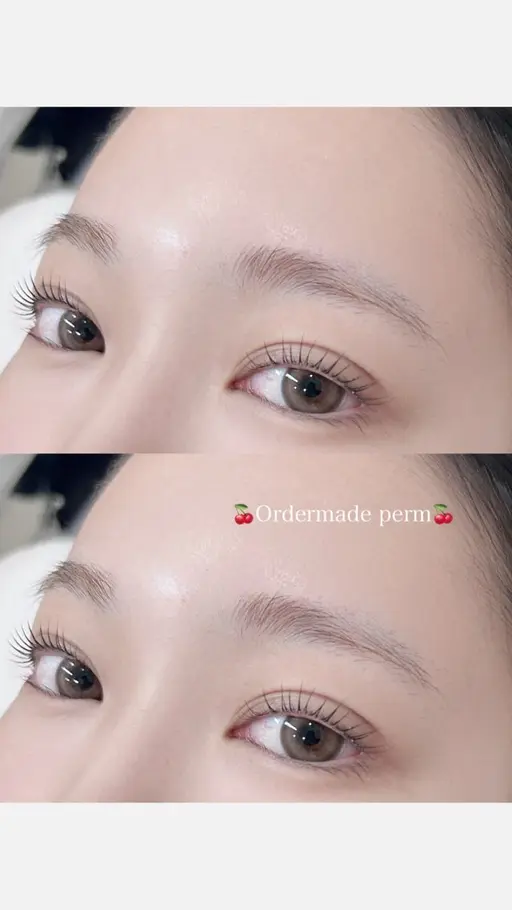まつ毛パーマ👀🍒