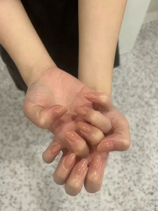 ハンドワンカラーorラメグラ🤍オフケア込み