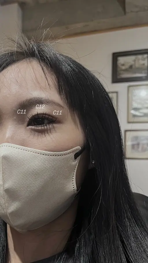 まつエクモデル＋アイブロウwaxモデル