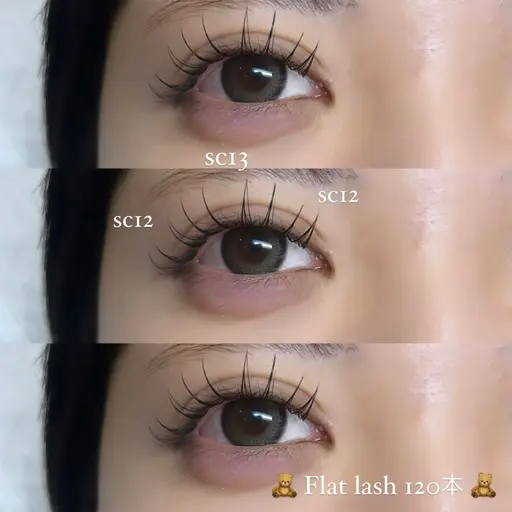 【12月限定🎄】フラットラッシュ110~140本+アイシャンプー付で持続力UP🎅🏻🎀