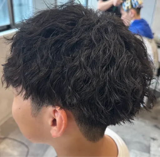 🎁【パーマ専用ワックス付き】🎁メンズカット+ツイストスパイラルパーマ