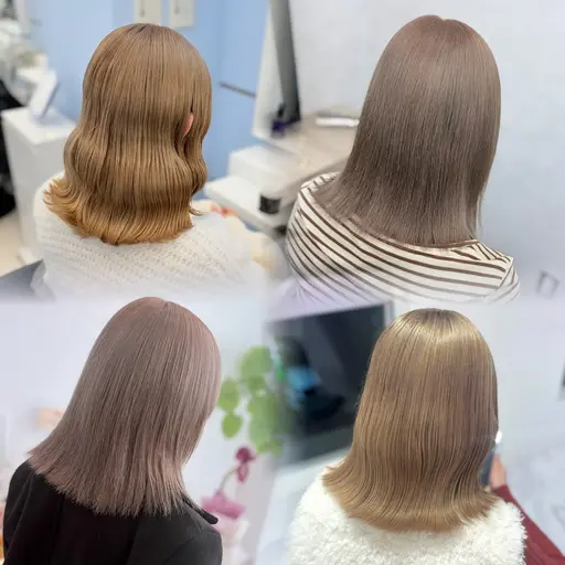 ［ リタッチブリーチ+オンカラー+4step Aujua treatment🫧 ］