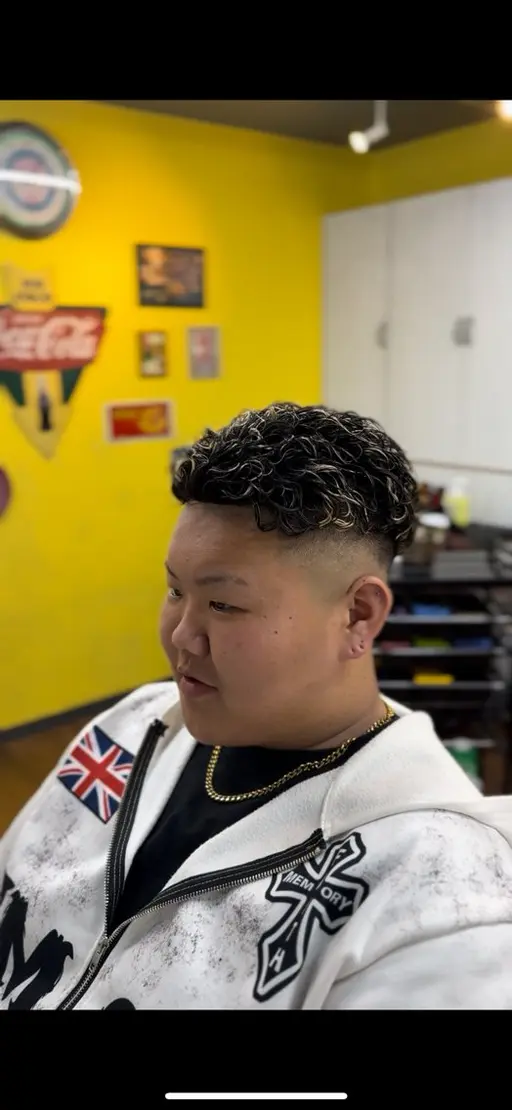 💈ミニモ限定価格💈　　　　　　　　　　　　　　　　　　　極道パーマ＋シャンプー、セット