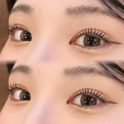 ✨️韓国風パッチリ束感まつ毛👀✨️コーティング仕上げ💕