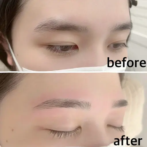 最強黄金比★眉毛アイブロウWAX＋眉毛カット＋美眉メイク仕上¥7000→¥4800