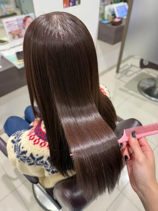 【12月限定🎄🫧】髪質改善つやカラー+トリートメント