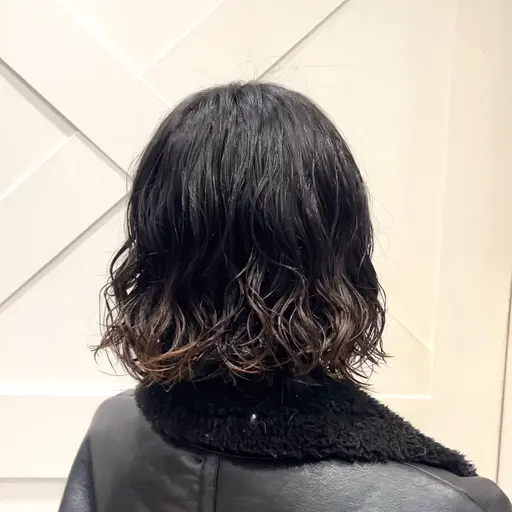 ⌇🎀コテ巻き風パーマ🎀⌇カット➕コテ巻き風デジタルパーマ⚡️⚡️