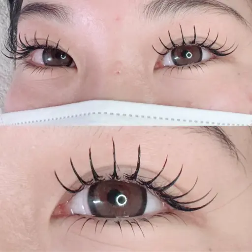 ❤️フラットラッシュ上140本下30本👀💫 美容コーティング付き.ᐟ⭐️ 【期間限定1/29〜2/6のご予約のみ】