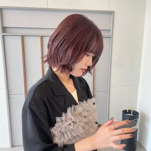 【ミニモ学割】小顔に見せるカット　レイヤー、顔まわりカット、ぷつっとカット、ぷつっとボブお任せください♪