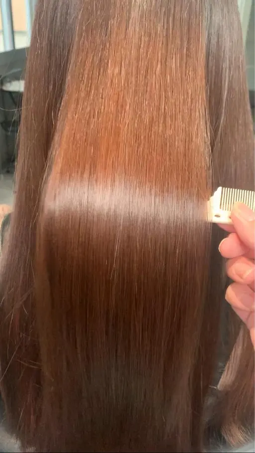 〘 平日限定〙酸性縮毛矯正(酸性ストレート)+炭酸頭浴