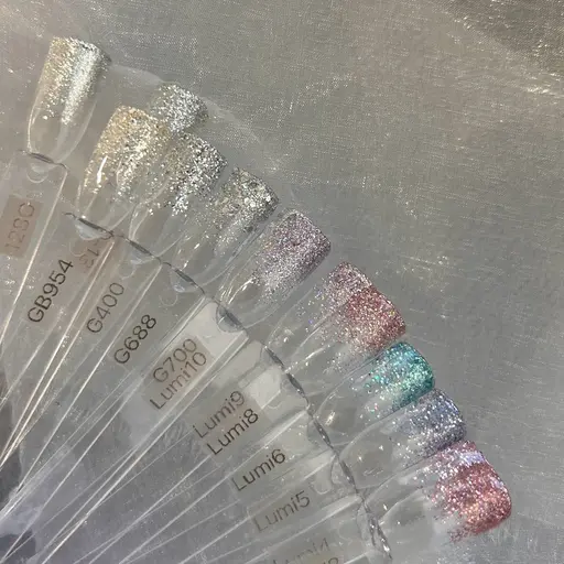 【長さだし】フルチップ10本＋ラメワンカラー