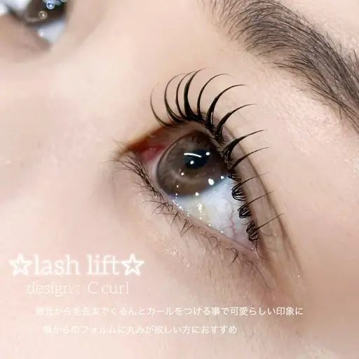 上まつ毛パーマ　（現金支払いのみ）