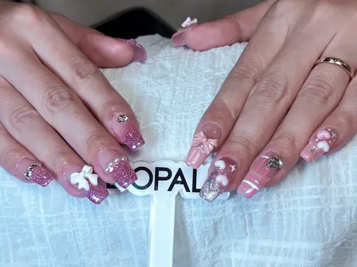 チップ長さ出し🌸120分お持ち込みデザインワンホンネイル💅