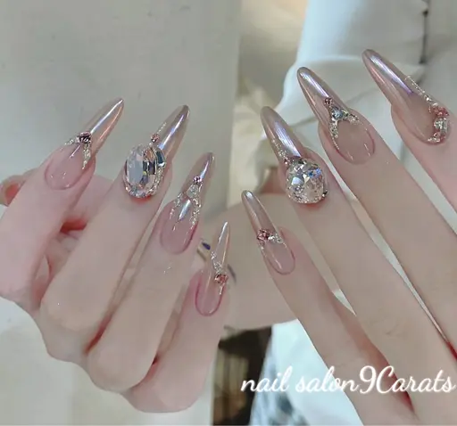 💅ハンドネイル【新規オフ無料】✨長さだしスカルプ10本つけ放題✨持ち込みオケ👌💰16980