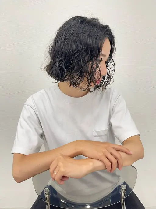 【パーマモニター/月3名迄】レディースカット+パーマ【レイヤー/ウルフ/BOB/すべての長さ◎】