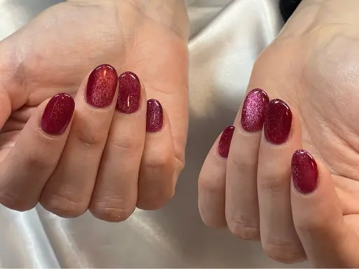 マグネットフラッシュネイル　ハンドケアソフトジェルオフ込み