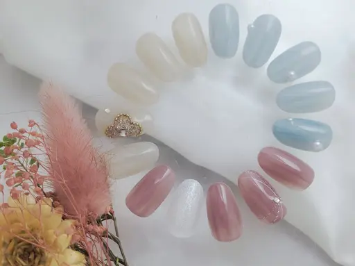 17時から🌉限定シンプルアートネイル