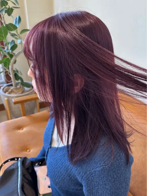 🩷🫧1ブリーチorブリーチ無しダブルカラーで作る暖色艶カラー🫧🩷