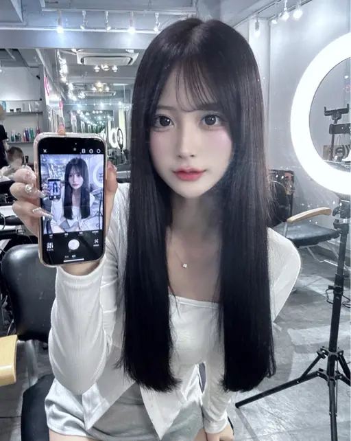 🩵艶カラー➕選べる髪質改善トリートメント🩵【新宿/美髪/髪質改善/艶カラー】