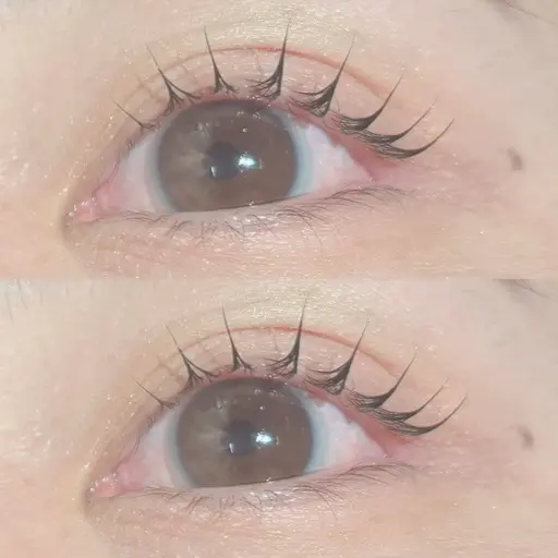 【可愛い愛され目元に💕】 🤍たれ目風束感まつ毛パーマ 🤍 補足説明必読❕